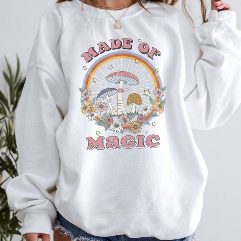 Mushroom Sweatshirt, Made of Magic